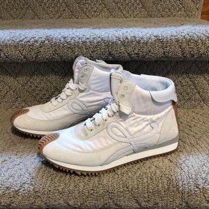 Loewe Flow Runner in Suede and Nylon Women's Sneaker